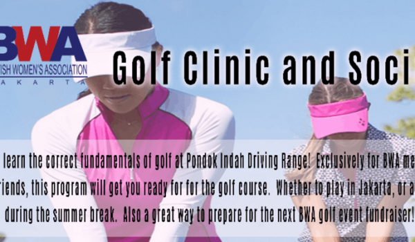 BWA Golf Clinic and Social / Tue, May 29, 2018