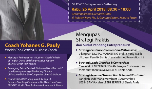 DIGITAL MARKETING TRANSFORMATION / Rabu, 25 April 2018