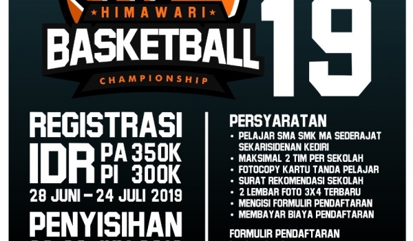 HIMAWARI BASKETBALL CHAMPIONSHIP 2019, 26 Jul 2019 - 04 Agu 2019