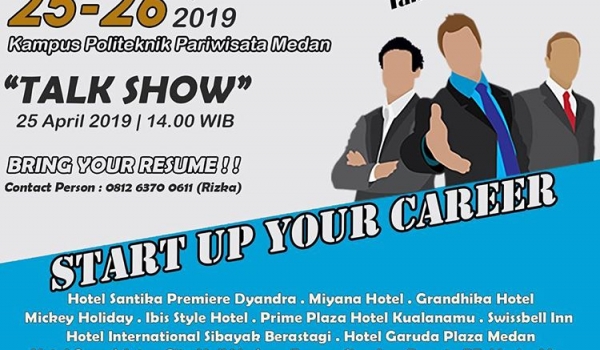 Job Fair Poltekpar Medan, 25-26 April 2019