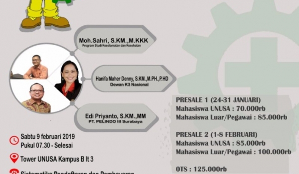 SEMINAR NASIONAL K3, 09 Peb 2019