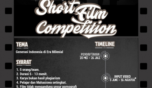 Short Film Competition / 20 Mei 2019 - 26 Jul 2019