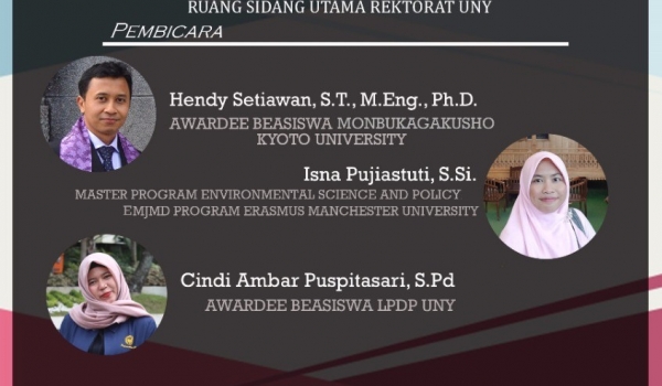 TalkShow Beasiswa,  Explore the World, Reach Your Dream and Grab Your Scholarship. / 28 Apr 2019