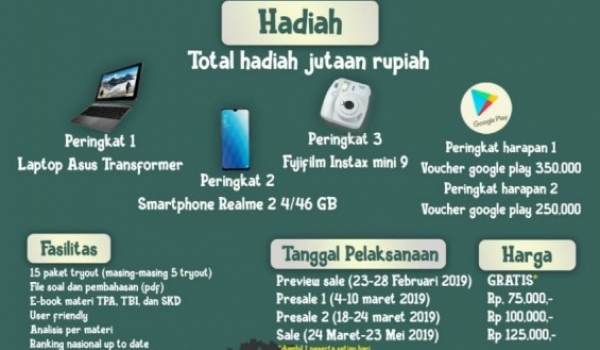 TRYOUT ONLINE AKBAR PKN STAN 2019 / 25 Peb 2019 - 23 Mei 2019