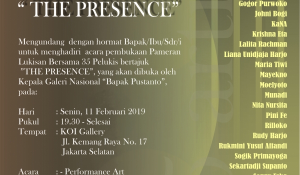 Visual Art Exhibition of 35 Artist ( SSIA Indonesia ), 11 Februari - 3 Maret 2019
