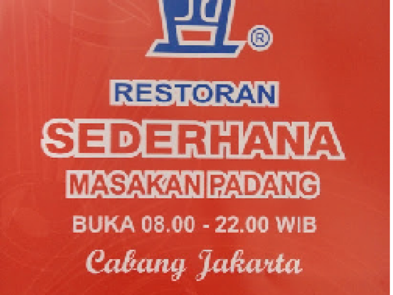 Restoran Padang Sederhana Bekasi